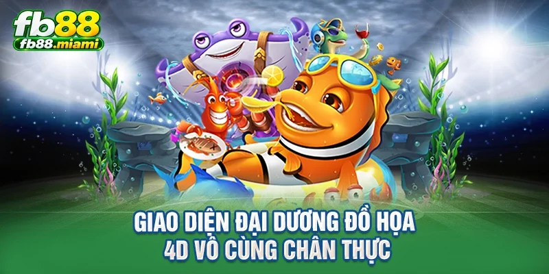 Giao diện đại dương đồ họa 4D vô cùng chân thực