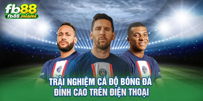 Trải nghiệm cá độ bóng đá đỉnh cao trên điện thoại